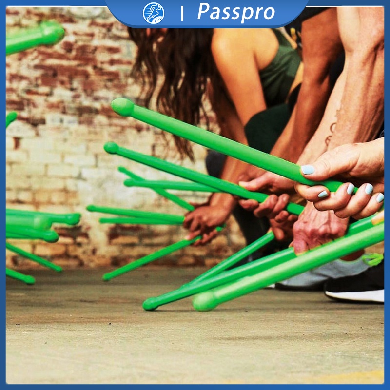 1 Pasang Pound Fit Stick Ripstix Poundfit Stik Workout Tongkat Nylon Stik