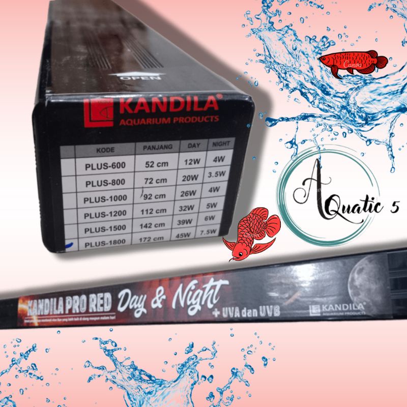 Lampu Led Celup Tanning KANDILA PRO RED DAY &amp; NIGHT + UVA dan UVB PLUS 1800