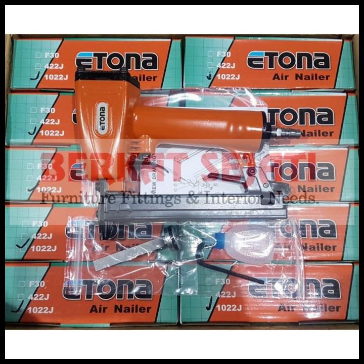 Promo Mesin Staples Tembak Angin Kompresor Air Nailer Gun 1022J 1022 J Etona