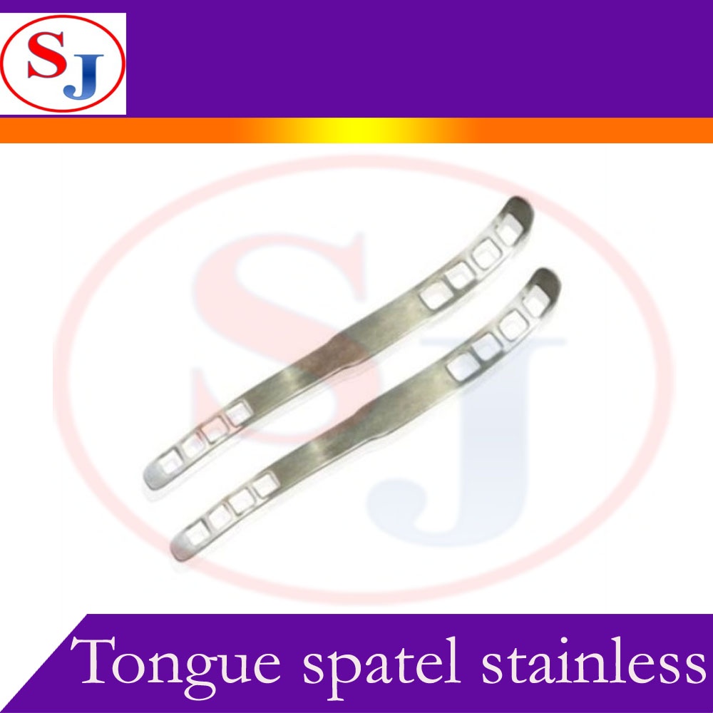 Tongue spatel stainless / Tongue depressor spatula lidah