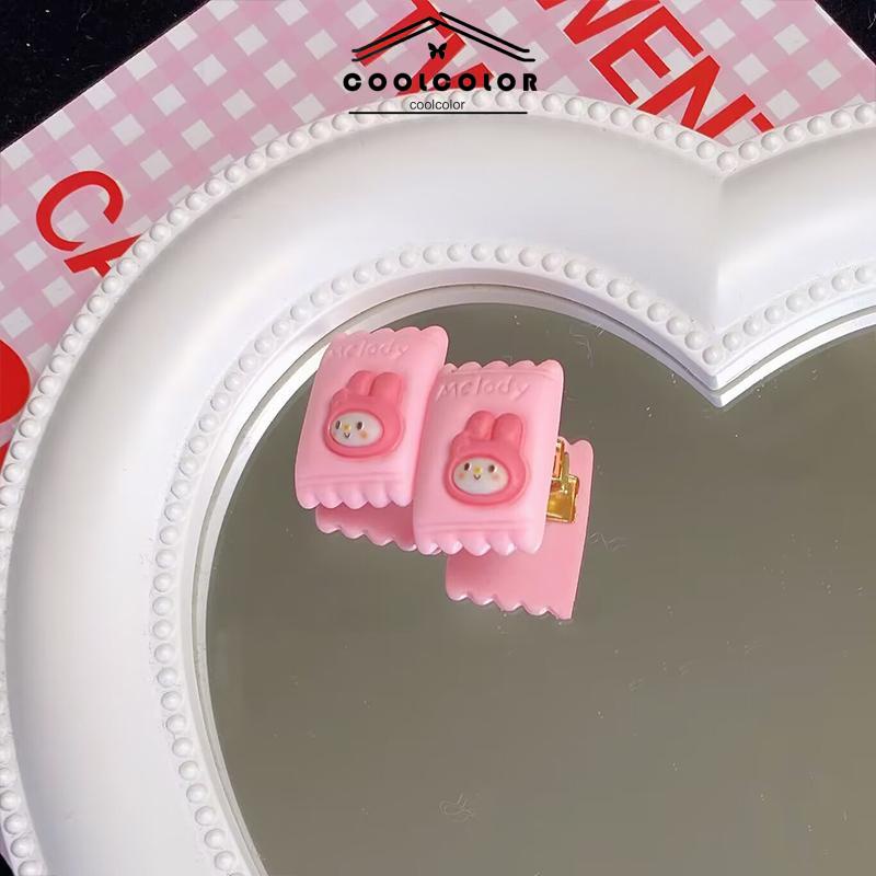 COD❤️Jepit Rambut Mini Kartun Sanri Korea Klip Poni Untuk Wanita- cl