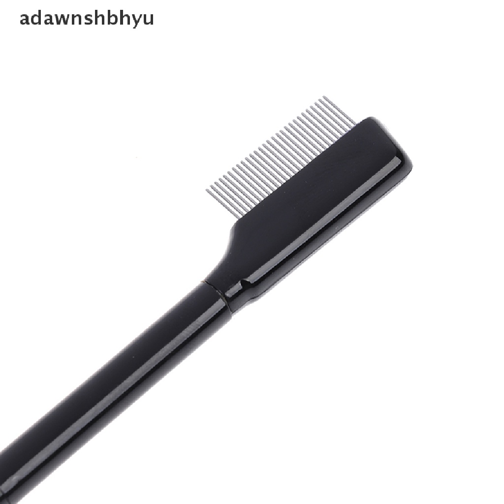 Adawnshbhyu 1 Pcs Baja Alis Sisir Bulu Mata Ekstensi Sikat Sisir Logam Makeup Brushes Alat ID