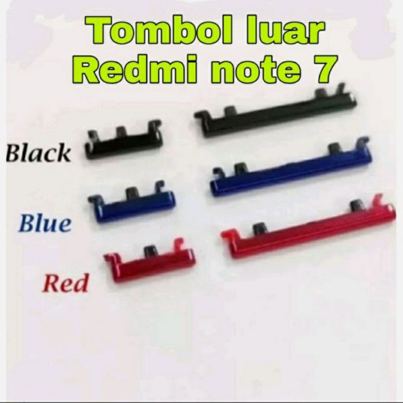 TOMBOL LUAR POWER VOLUME REDMI NOTE 7/NOTE 7 PRO BARU