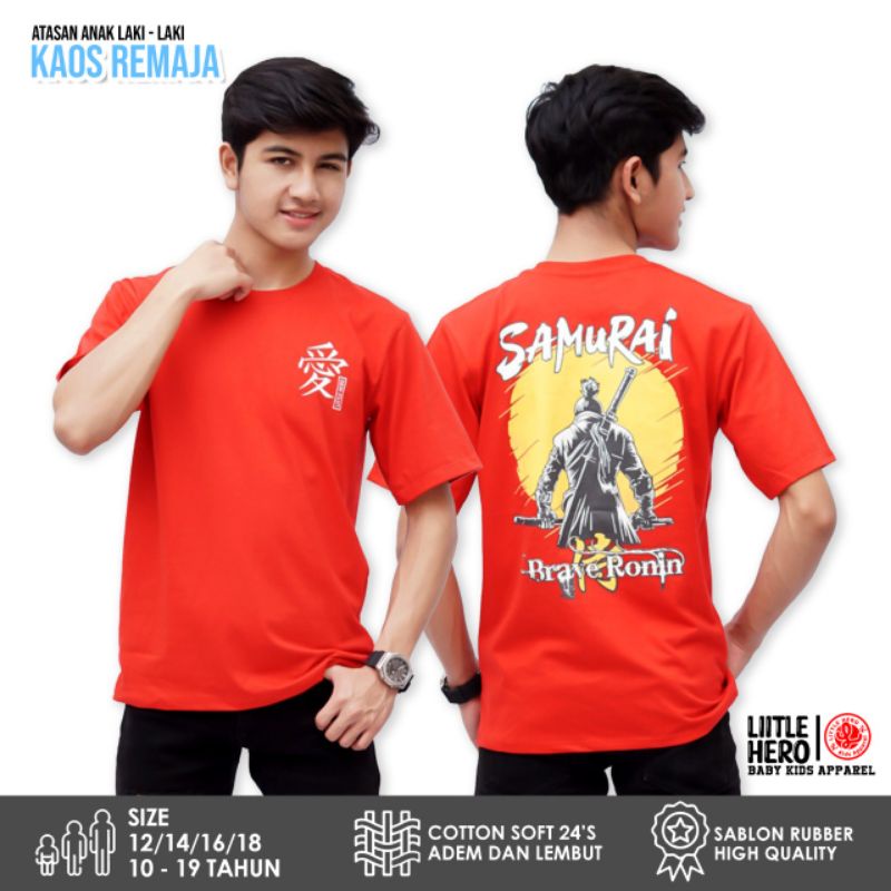 Kaos Distro Remaja By LITTLE HERO 10-19 Tahun Kaos Anak Remaja Kekinian Terlaris