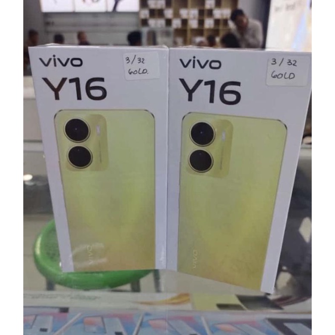 New Product Vivo Y16 Ram 3gb Rom 32gb Batrai 5000 mAh terbaru