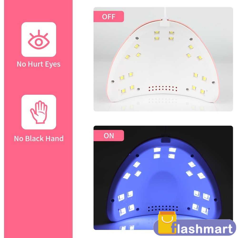Flashmart Pengering Kutek UV Lamp Nail Dryer USB Charge 54W - MINI-803