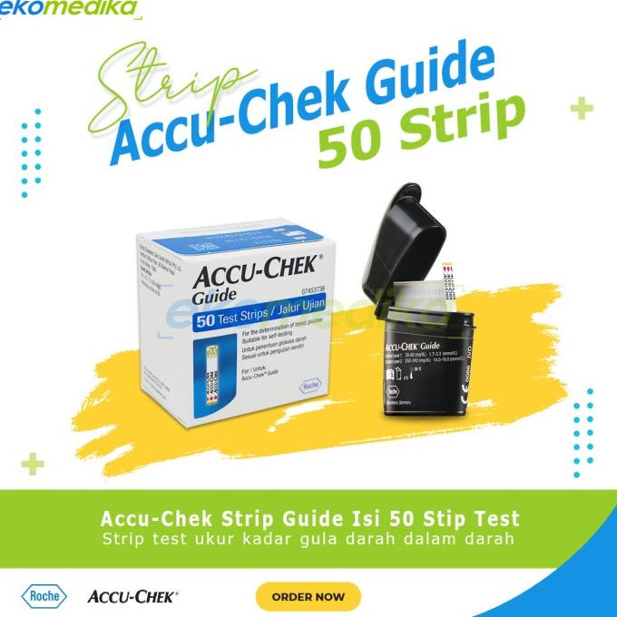 Accu Chek Guide Strip Accu Check Guide Accucheck Guide 50 Test Strip