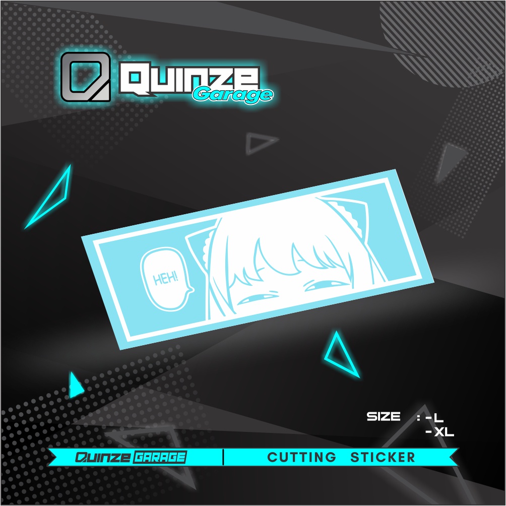 Stiker Anya | Sticker Anya Forger | Cutting Sticker Slap Anime Anya Forger