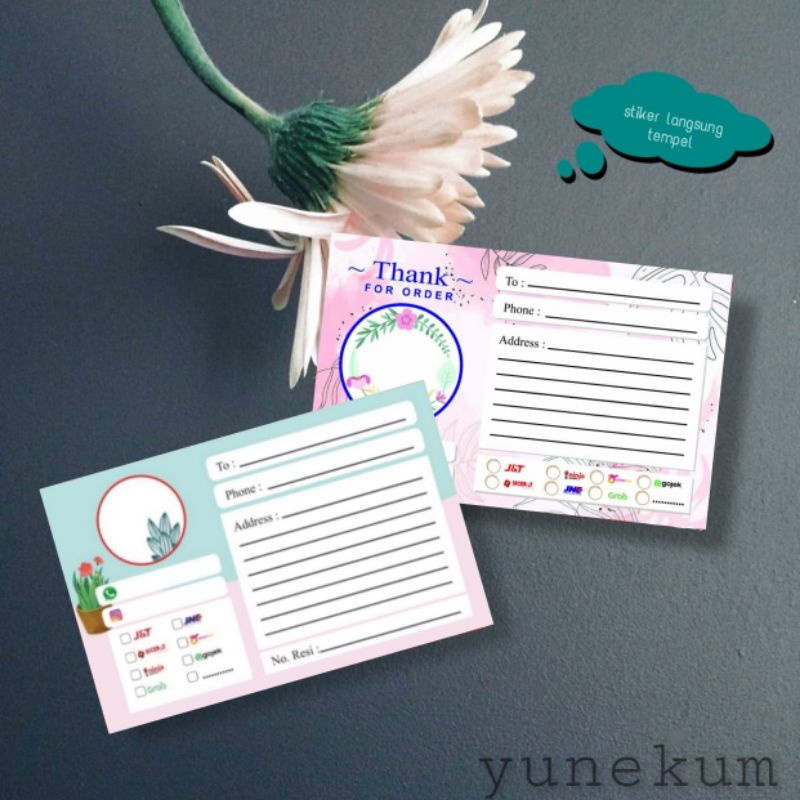 

(50pcs) STIKER LABEL PENGIRIMAN ONLINE SHOP/STIKER LOGO