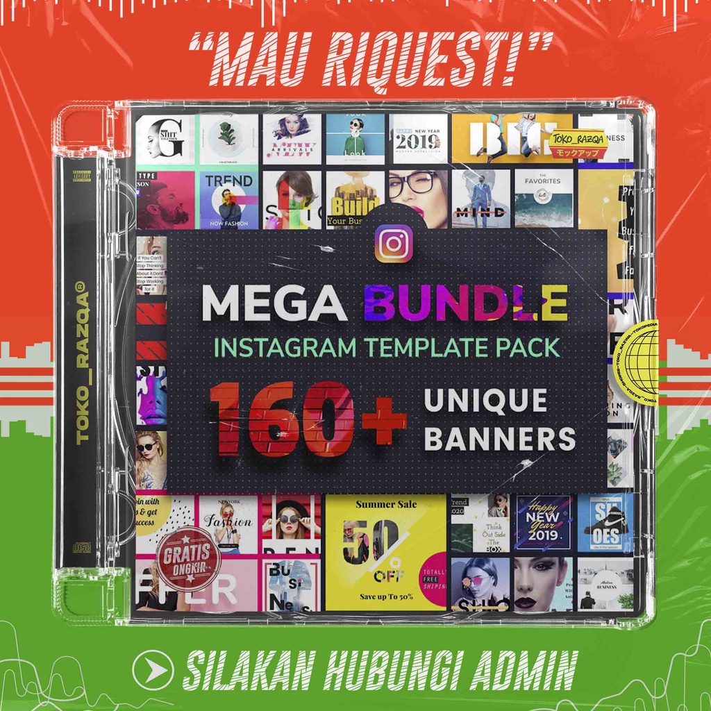 INSTAGRAM MEGA BUNDLE TEMPLATE PACK ◖PSD◗