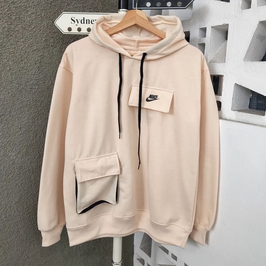 Hoodie Nik Pocket Atasan Remaja Simple Dengan Saku Depan