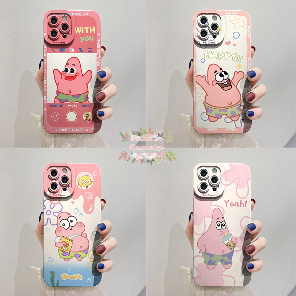CUSTOM CASE SOFTCASE SILIKON PROCAMERA PATRICK CUSTOM SAMSUNG J2 PRIME A04 A04S A23 A13 A20 A30 A03S