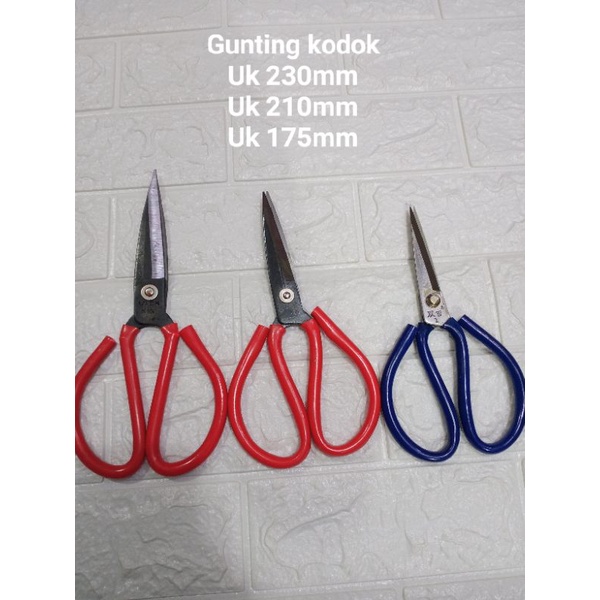 Gunting kodok ( clad blade scissors LDH ) besar sedang kecil