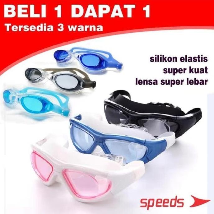KACAMATA RENANG ORIGINAL SPEEDS LX 9100 BELI 1 GRATIS 1 GROSIR