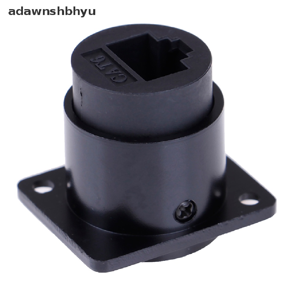 Adawnshbhyu RJ45 D-type module socket female Konektor Sinyal cat6 panel mount Jaringan ID