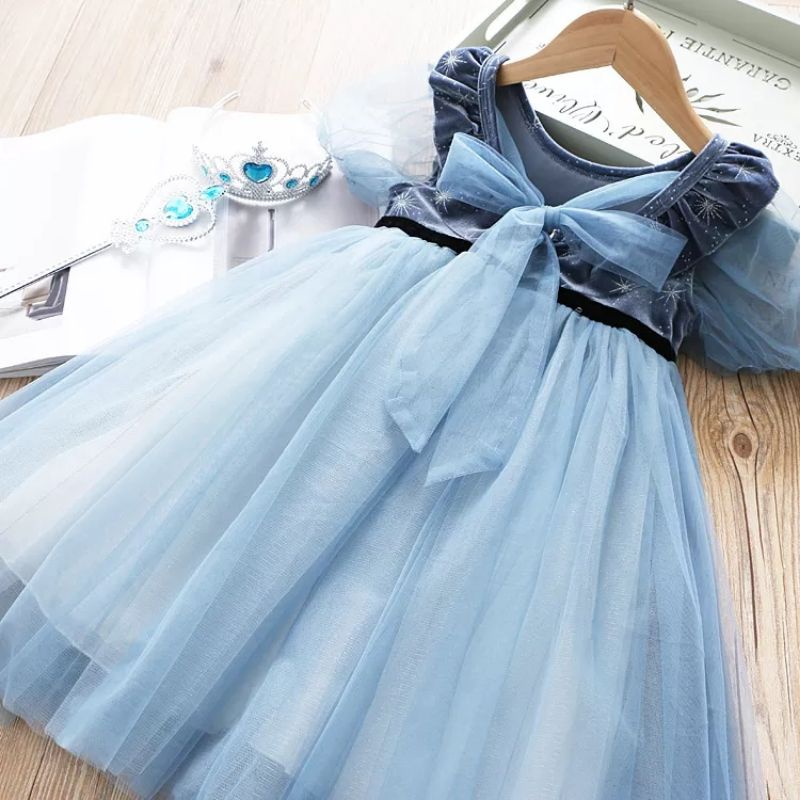 [COD] Ramadhan promo 3.3  Gaun Anak Perempuan Baju Lebaran Anak Perempuan Gaun Princess Anak Perempu