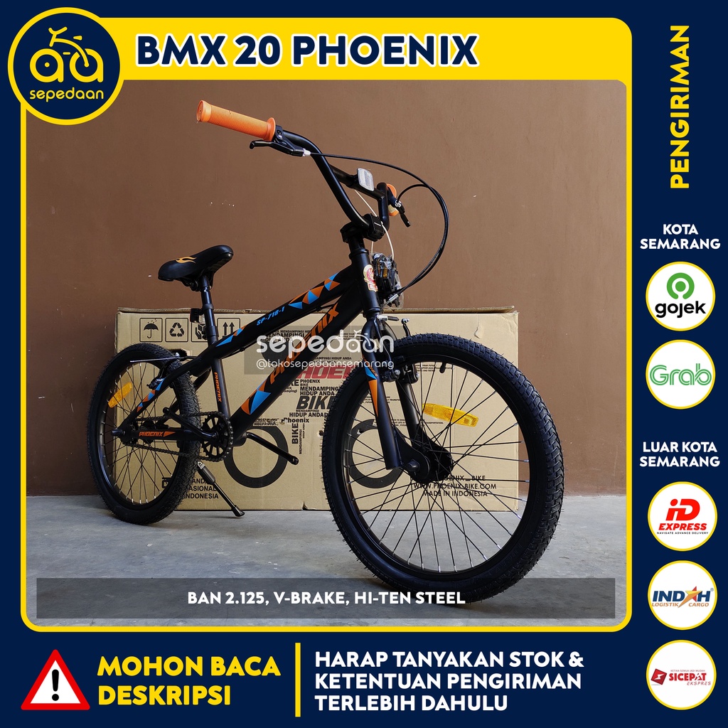 Sepeda Anak BMX 20" PHOENIX - 2.125 3 (GRAB CAR)