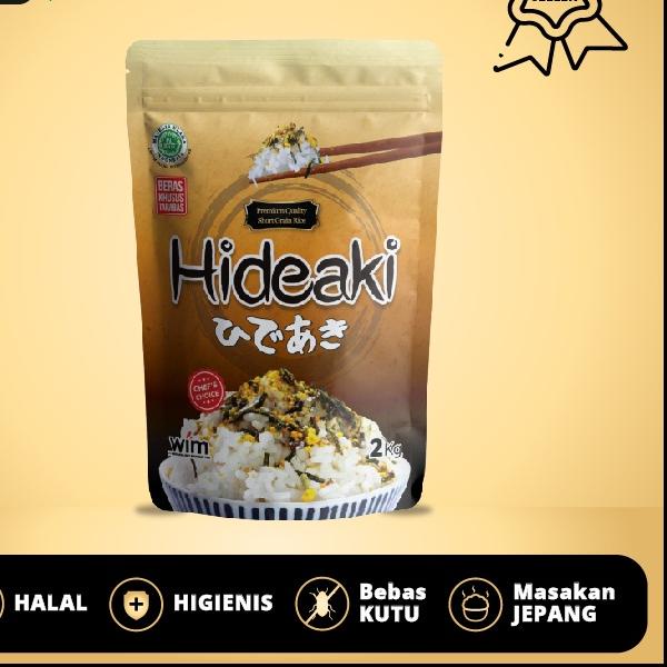 

EXCLUSIVE!Beras Jepang Hideaki 2kg- HALAL-Lengket Cocok untuk Sushi|RA3