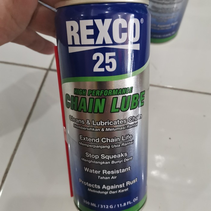 REXCO 25 CHAIN LUBE 350 ML CAIRAN PELUMAS RANTAI OLI RANTE