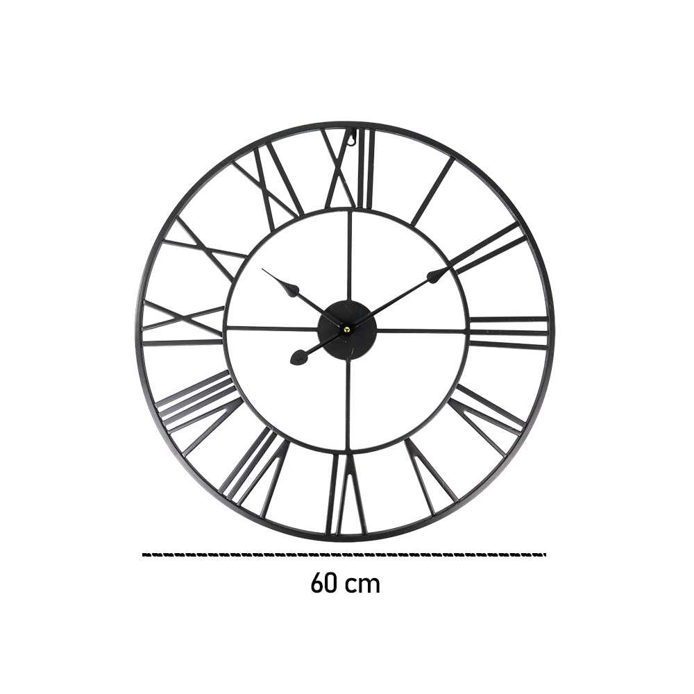 Meigar Jam Dinding Bulat Quartz Creative Model Vintage 60 cm - H68