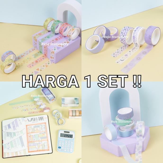 

Joyko Washi Tape Decorative DIY / Selotip Kertas Dekorasi Planner