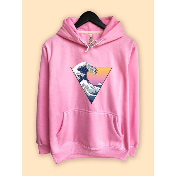 Jaket Hoodie Sweater CAMOE Japan Wave Ombak Jepang