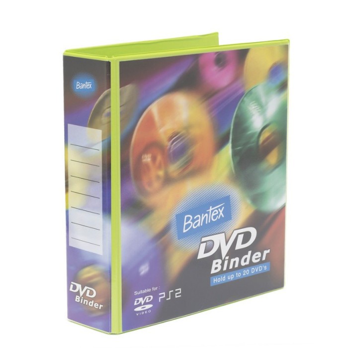 

BANTEX DVD BINDER 2 RING 40 MM DPT 5 POCKET 8541 WARNA WARNI PLASTIK