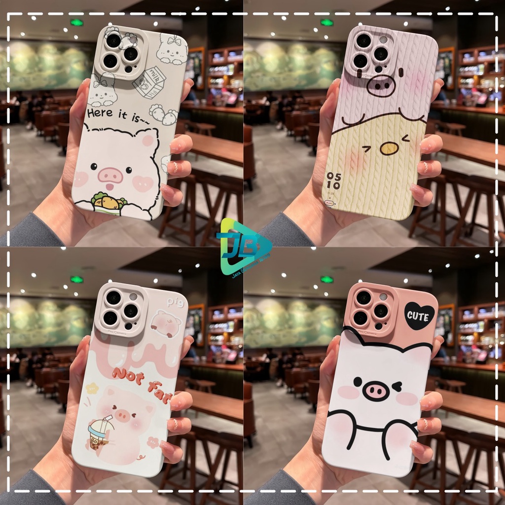 CUSTOM CASE SOFTCASE SILIKON PROCAMERA PIG CUSTOM REALME C2 5 5I 5S C3 C11 C20 C12 C25 C30 C35 NARZO 30A 50A JB6416