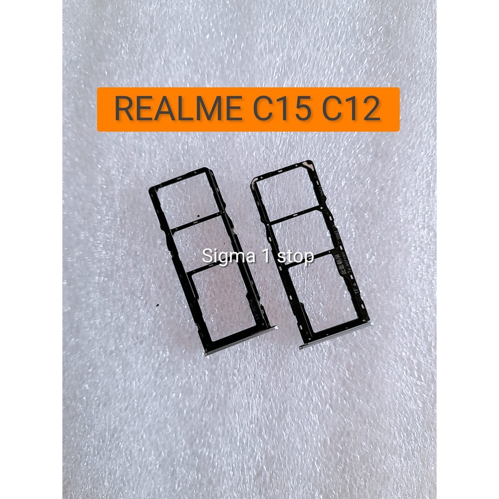 REALME C12 C15 C11 C31 SLOT SIM TRAY LACI TEMPAT KARTU CARD HOLDER