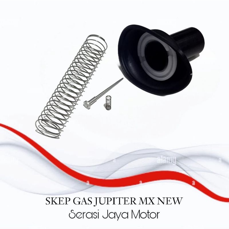 SKEP GAS KARET VAKUM KOMPLIT YAMAHA JUPITER MX NEW
