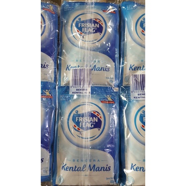 

Kental-Manis- Susu Kental Manis Bendera Krimer 40Gr (6 Bungkus/Lembar) -Manis-Kental