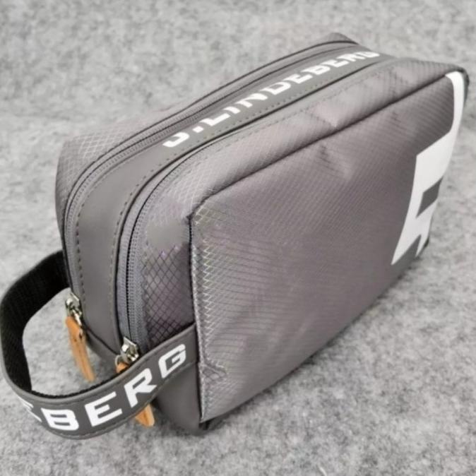 Tas Golf Pouch Bag JL J Lindeberg Grey