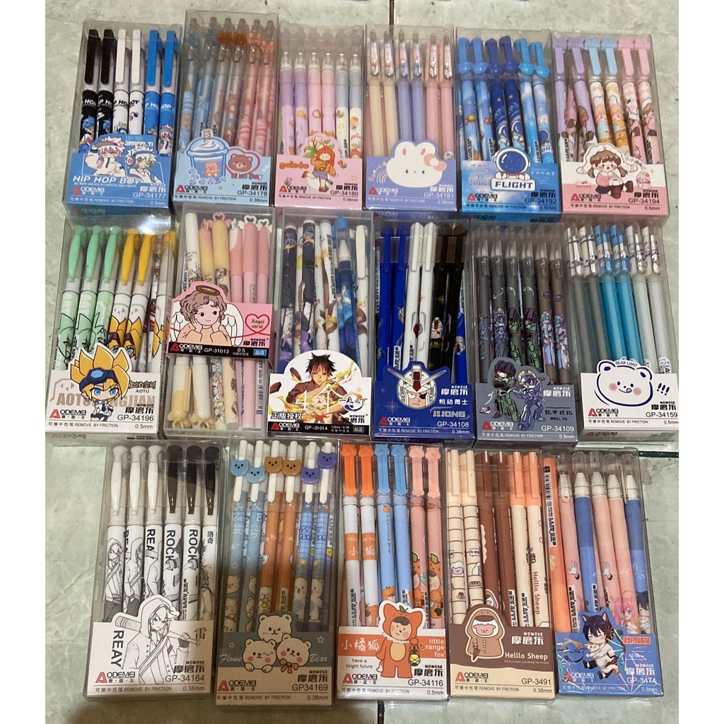 

PENA KARAKTER YANG BISA DI HAPUS AODEMEI isi 12 PCS BANYAK KARAKTER