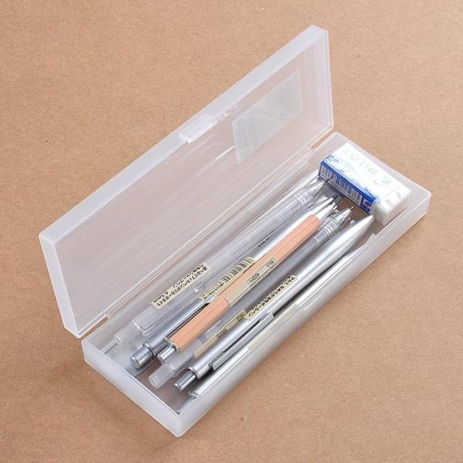 

Muji - PP Pencil / Pen Case - Kotak plastik / Tempat Pensil
