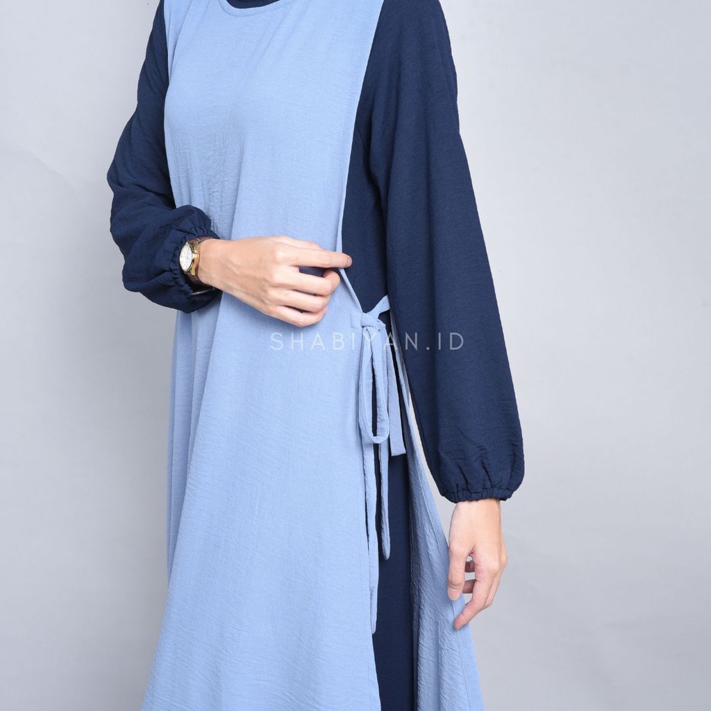 Shabiyan 456 Gamis Set Dress | Dress 2 in 1 | Muslimah Outer Dress | Xania-5