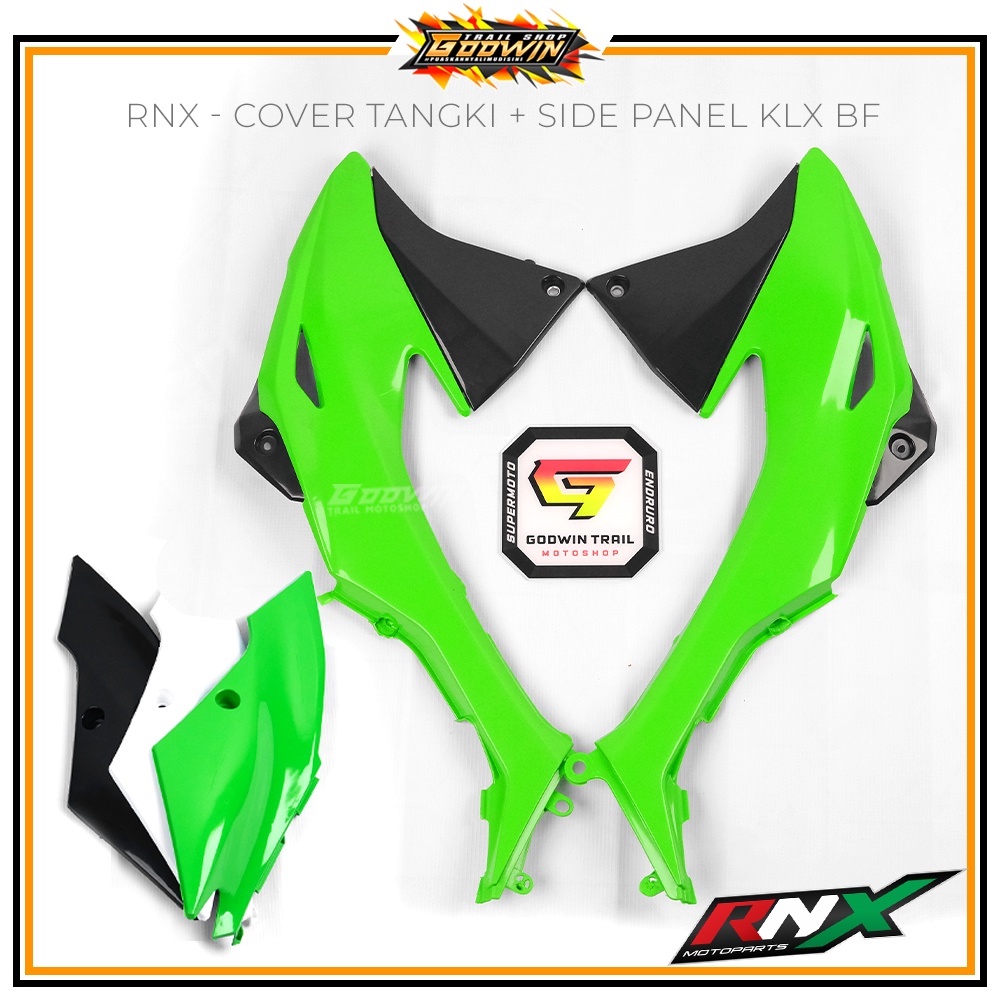 Cover Tangki Legshield Depan Cover Body Sayap Belakang Side Panel KLX BIGFOOT