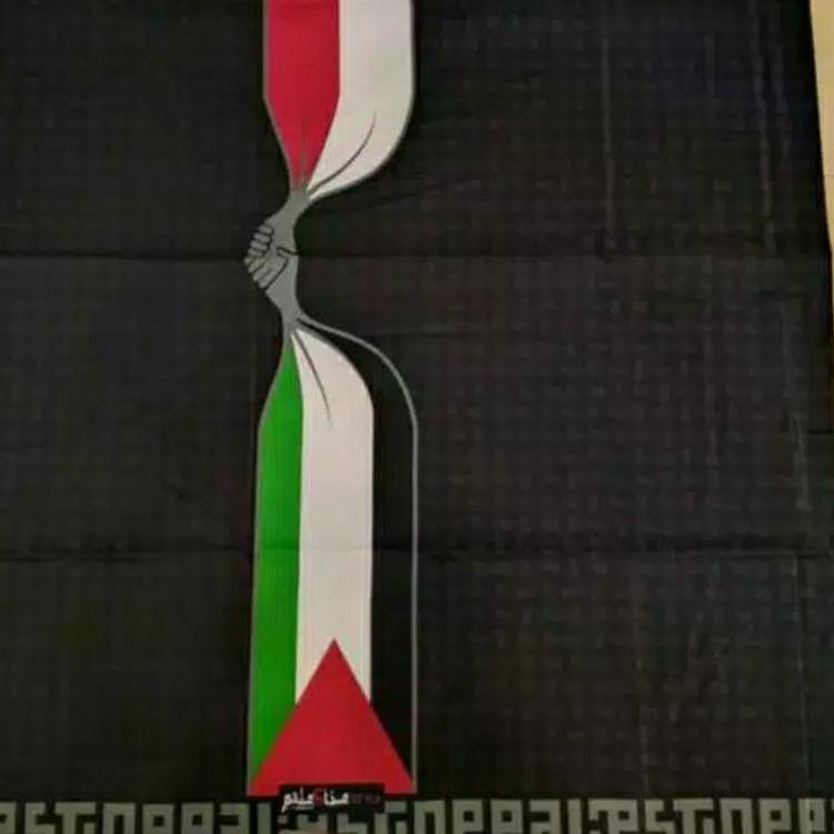 (D-I-U-㊛) sarung rabbani - sarung palestine - sarung palestina - sarung hitam - sarung rabbani hitam