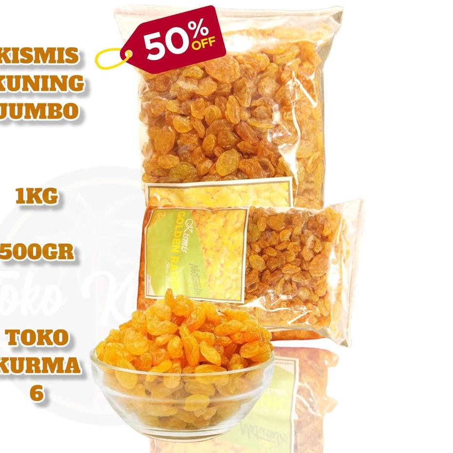 

✦✧✦ KISMIS SEMI JUMBO 1KG /KISMIS KUNING