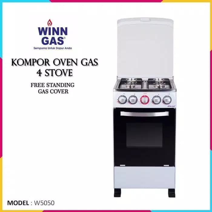Standing kompor winn gas 4 tungku W5050 / W 5050