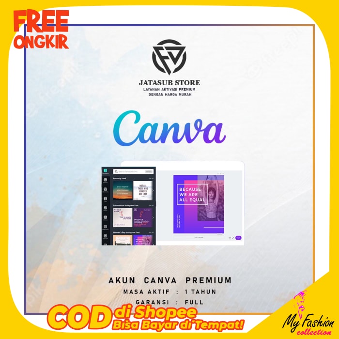 My-Outlet / Promo Termurah Canva Premium 1 Tahun Private - Alat Desain Gratis: Presentasi, Video,