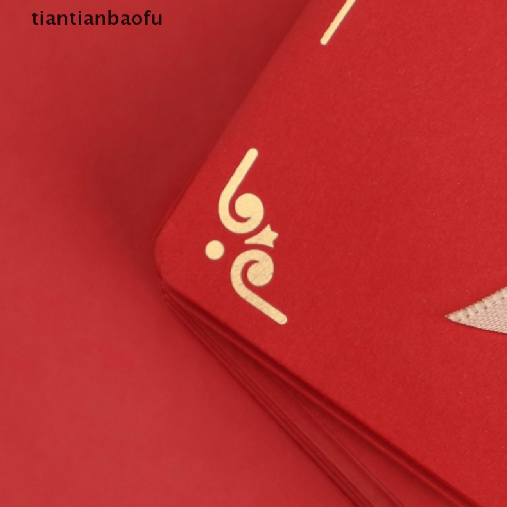 [tiantianbaofu] Kreatif Lipat Merah Paket Hot Stamping Amplop Merah Tahun Baru Anak Beruntung Tas Uang Pernikahan Ulang Tahun Nikah Merah Hadiah Amplop Butik