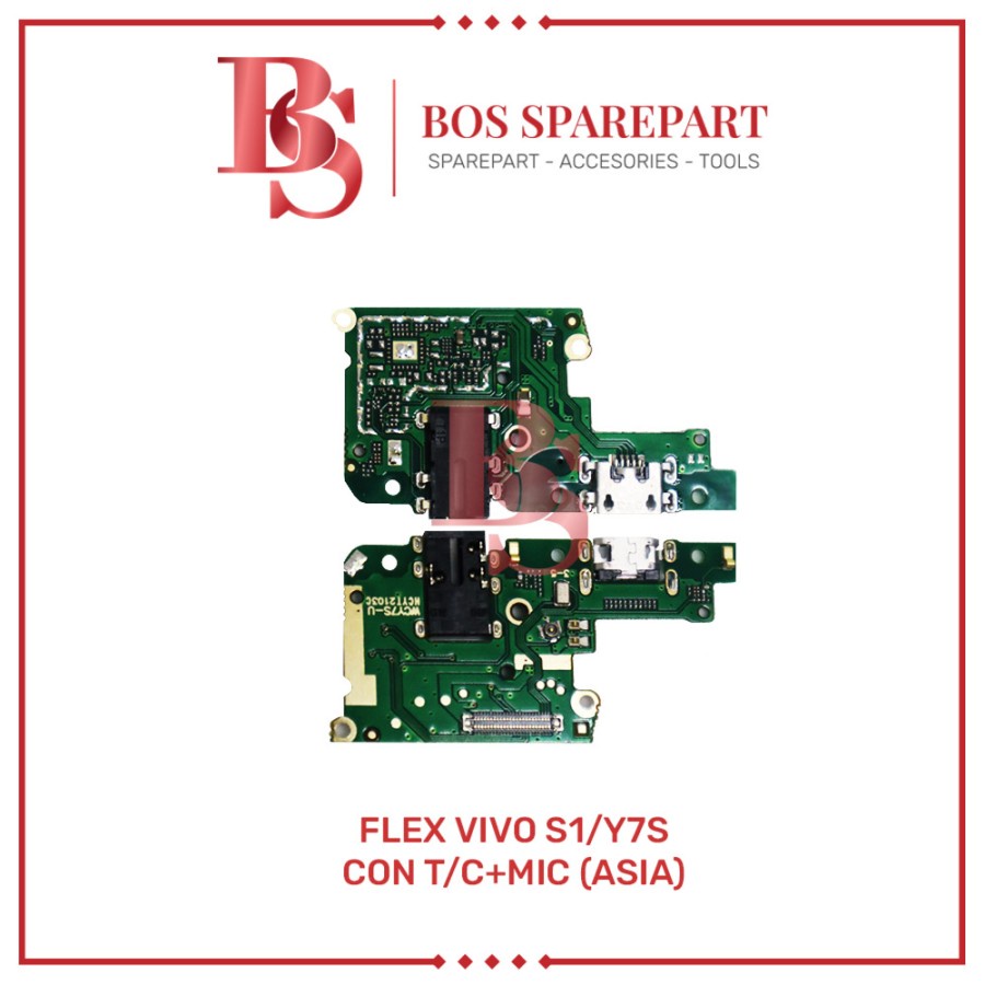 FLEXIBEL VIVO S1 / Y7S + CONNECTOR CHARGER + MIC (ASIA)