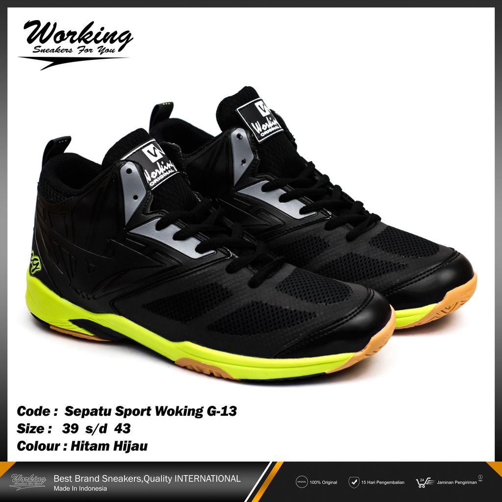 Sepatu Basket Pria Terbaru Working G-13 Size 38-43