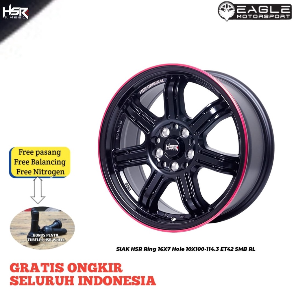 VELG MOBIL R16 RING 16 VELG ERTIGA INNOVA CAMRY CIVIC HSR WHEEL SIAK