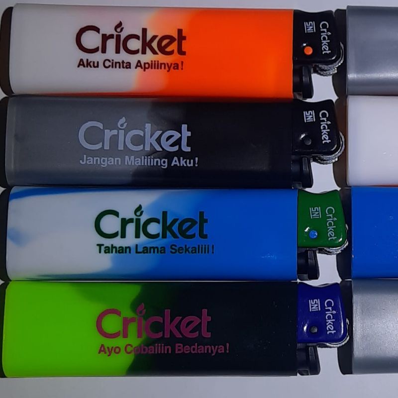 Jual Korek Api Cricket Fusion Series / korek api warna gradasi / korek ...