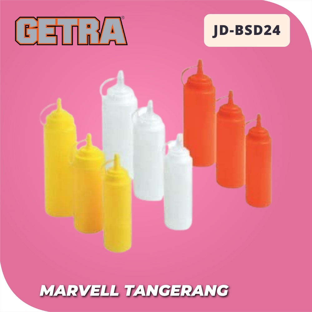 GETRA BOTOL TEMPAT SAOS KECAP SAUCE SQUEEZE DISPENSER TYPE JD-BSD24