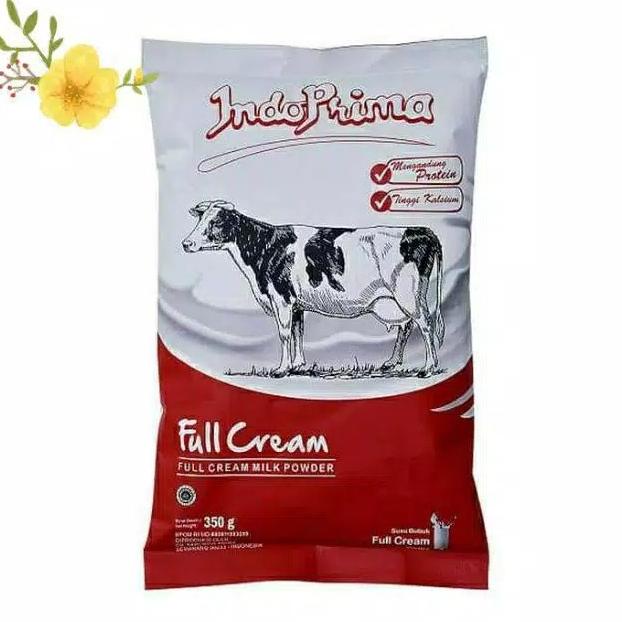 

[BISA COD] Susu Bubuk Indoprima Full Cream (untuk penggemuk badan) 350 Gram