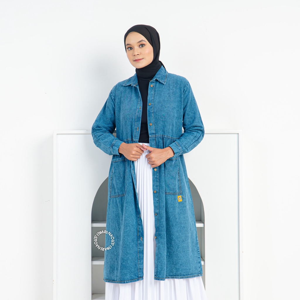 TUNIK LONG DENIM BY ARUNA OUTFIT