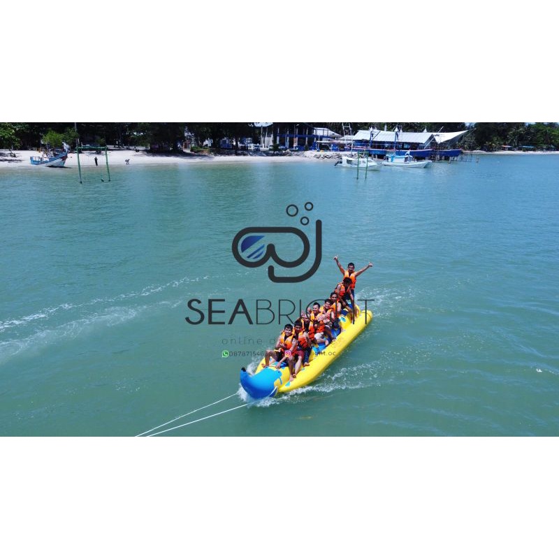 Banana Boat Wahana air 8 orang COCONUT