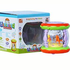 Borong!! Mainan Anak Edukasi 2 3 4 Bulan 1 Tahun Alat Musik Drum WONDERLAND MERRY GO ROUND MUSIC DRUM KECIL-KAdo Anak Edukasi ST